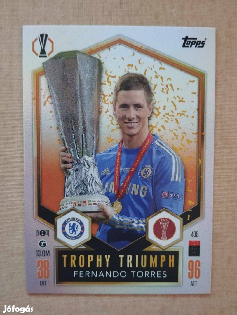 Fernando Torres (Chelsea) Trophy Triumph BL 2024/25 focis kártya