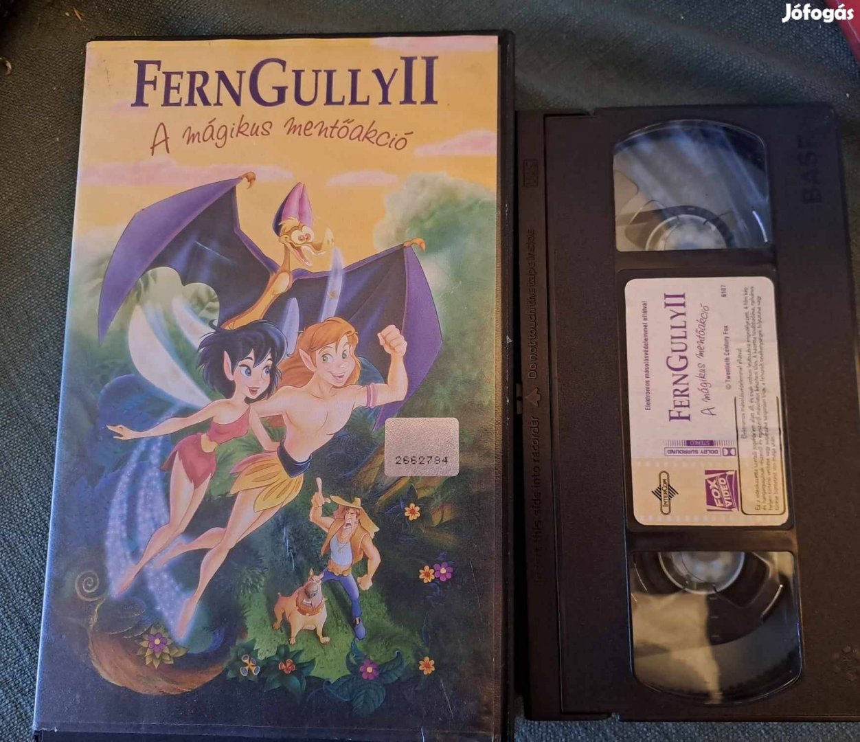 Ferngully 2. Mágikus mentőakció VHS - Nagy tokos