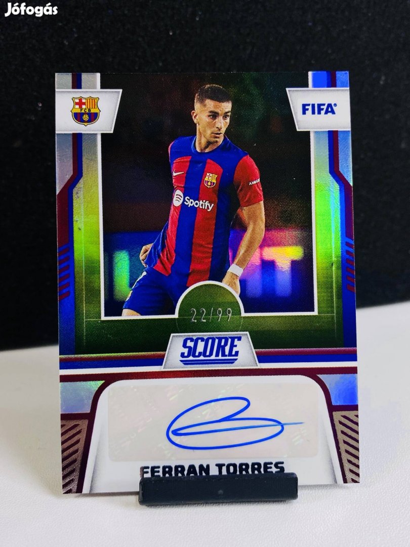 Ferran Torres /99 au aláírt autograph kártya card