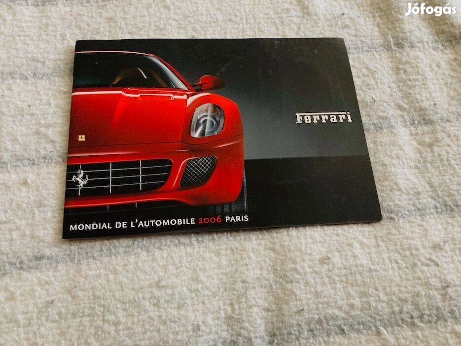 Ferrari 2006 modellév katalógus, prospektus