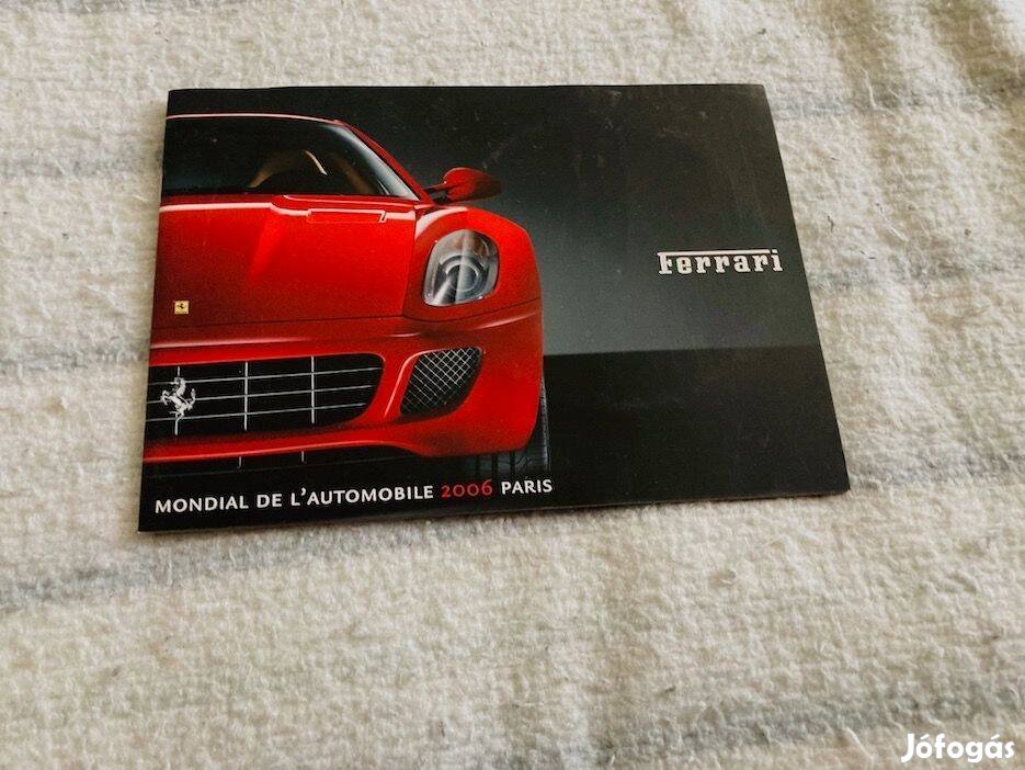 Ferrari 2006 modellév katalógus, prospektus, brossúra