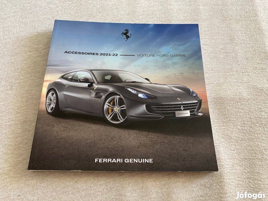 Ferrari 2021-22 modell katalógus, prospektus, brossúra