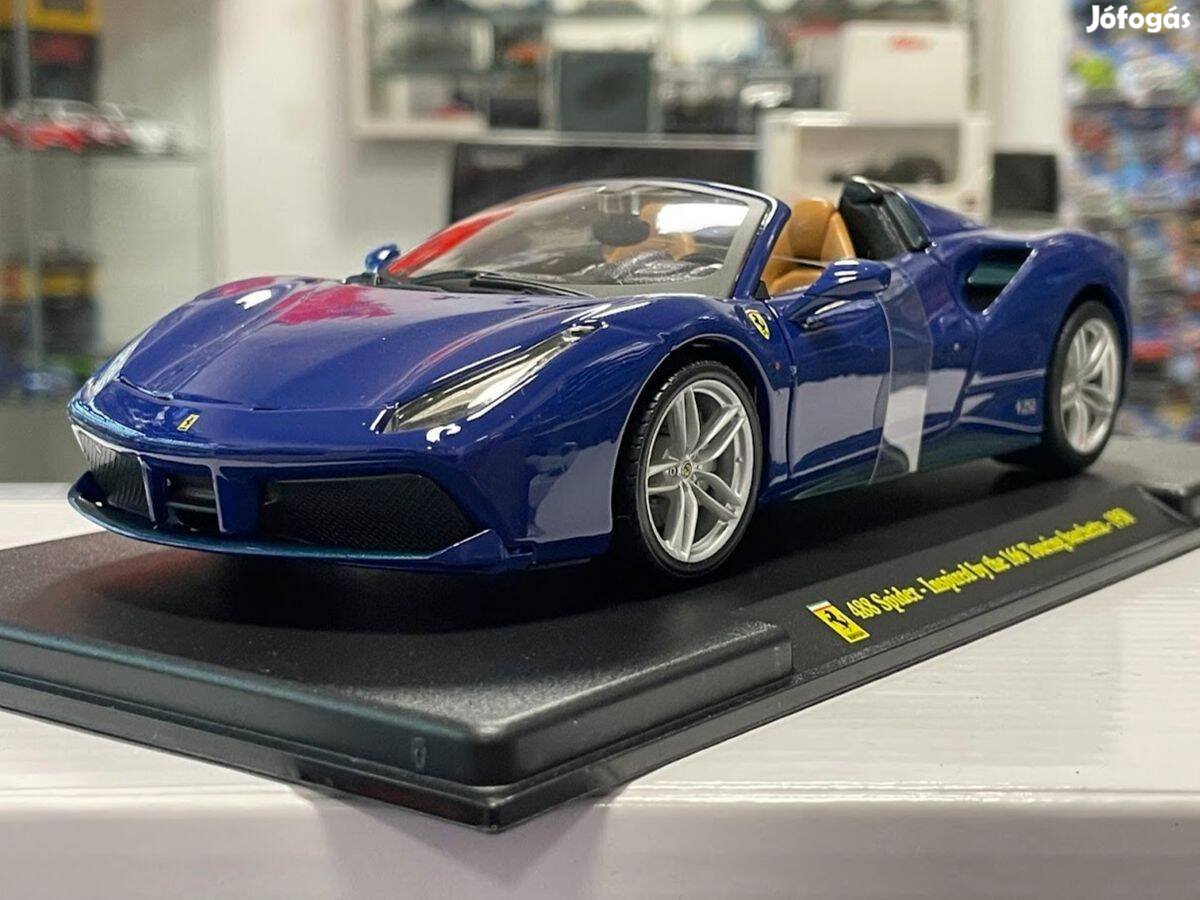 Ferrari 488 Spider inspired by the 166 Touring barchetta 1:24 Bburago