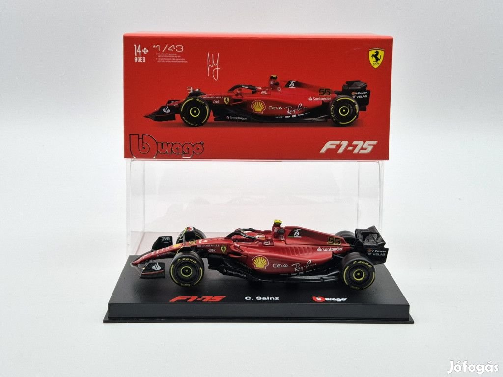 Ferrari F1-75 Scuderia F1 #55 (2022) - Carlos Sainz - PILÓTÁVAL -  Bb