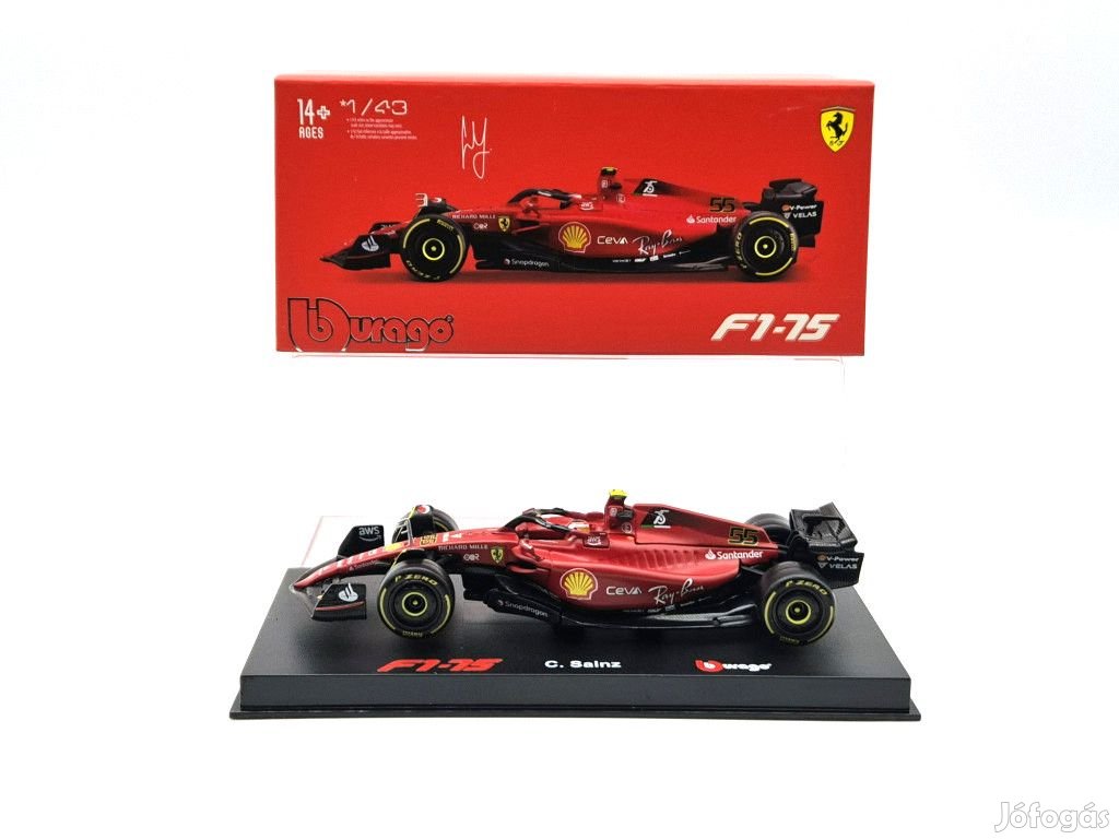 Ferrari F1-75 Scuderia F1 #55 (2022) - Carlos Sainz - PILÓTÁVAL -  Bb