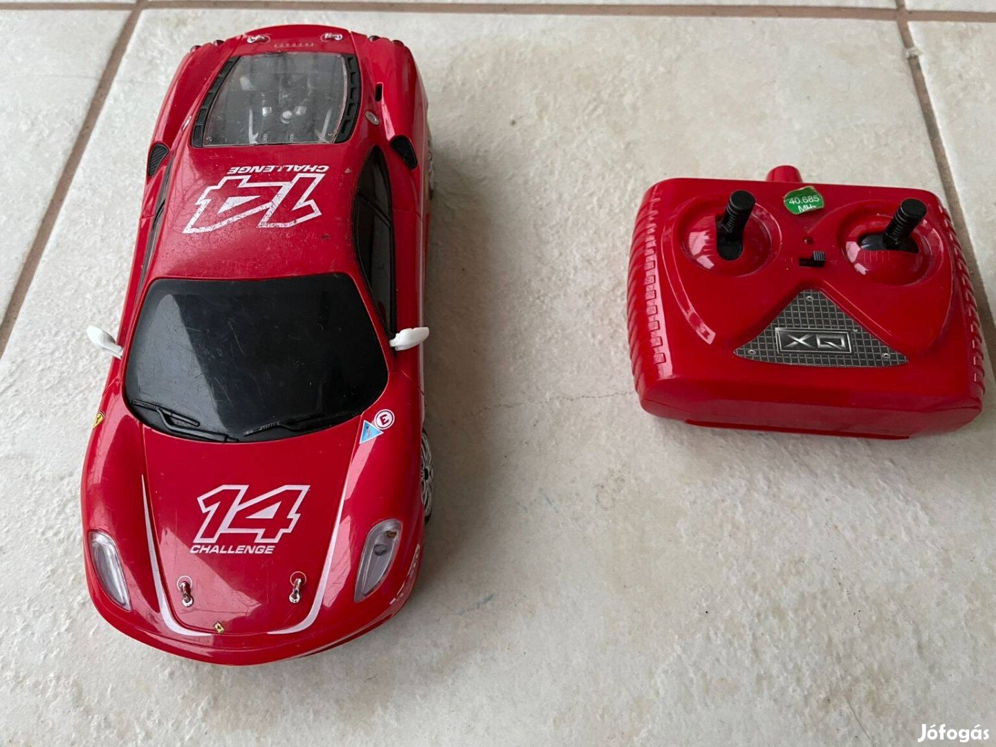 Ferrari F430 1:24 X.Q Toys Challenge Rally RED