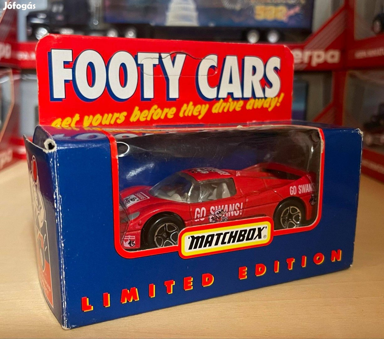 Ferrari F50 Matchbox Footy CARS Ausztrál Limited Edition!