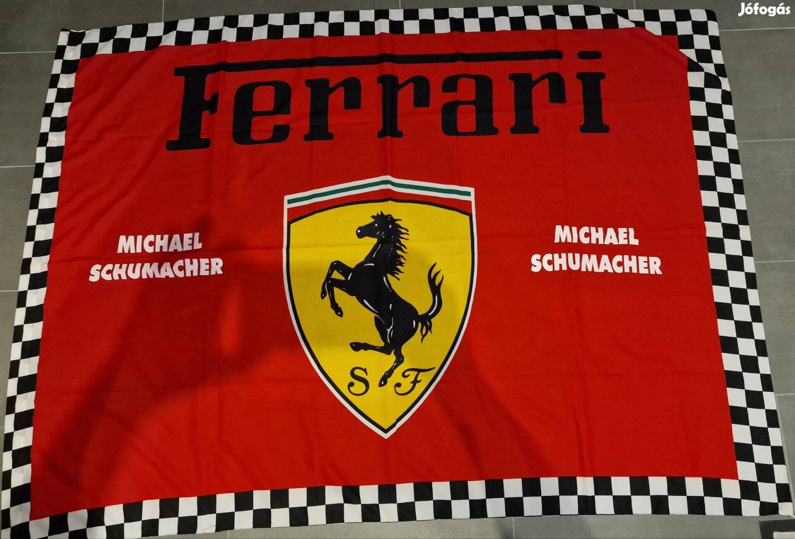 Ferrari Michael Schumacher zászló