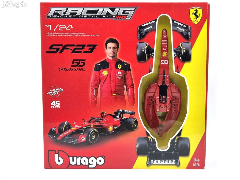 Ferrari SF-23 F1 #55 (2023) - Carlos Sainz - összeszerelhető modell