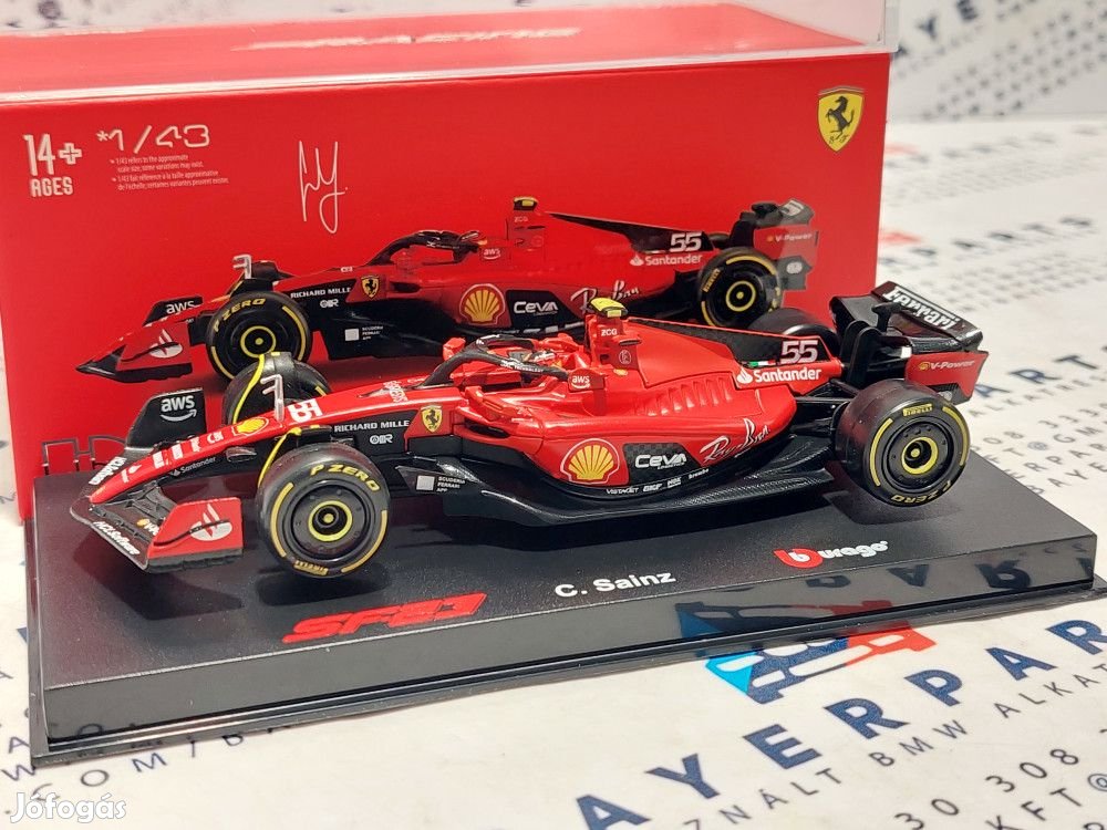Ferrari SF-23 Team Scuderia F1 #55 (2023) - Carlos Sainz - PILÓTÁVAL