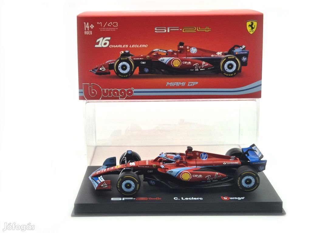 Ferrari SF-24 F1 #16 (2024) - Miami GP - Charles Leclerc - PILÓTÁVAL
