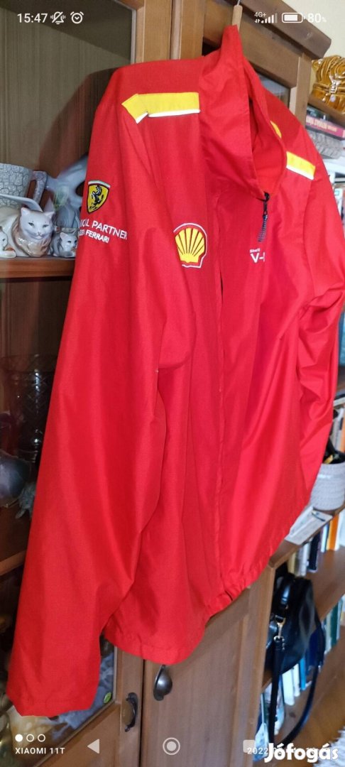 Ferrari Schell Scudeira Official szél dzseki ritkaság. Posta 