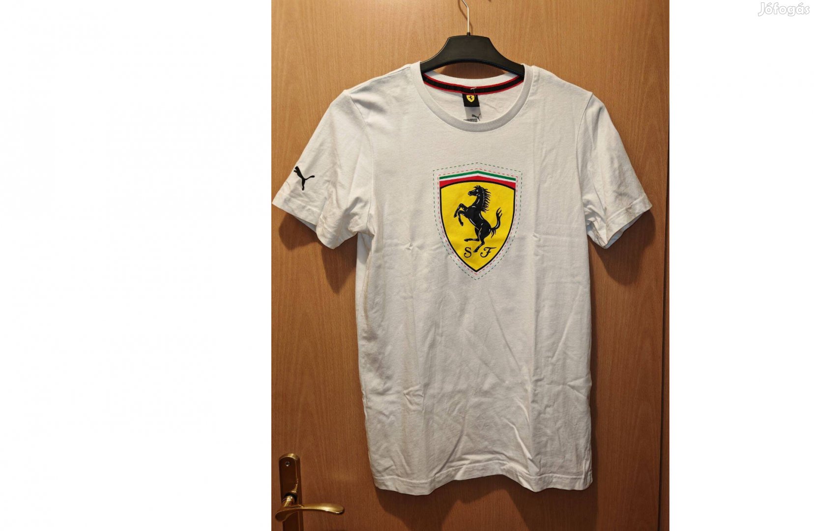 Ferrari fehér eredeti Puma póló (S-es)