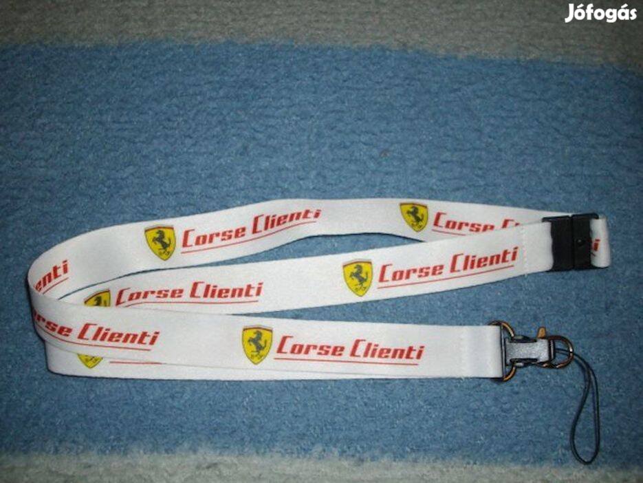 Ferrari nyakpánt, nyakba akasztó, passztartó, kulcstartó