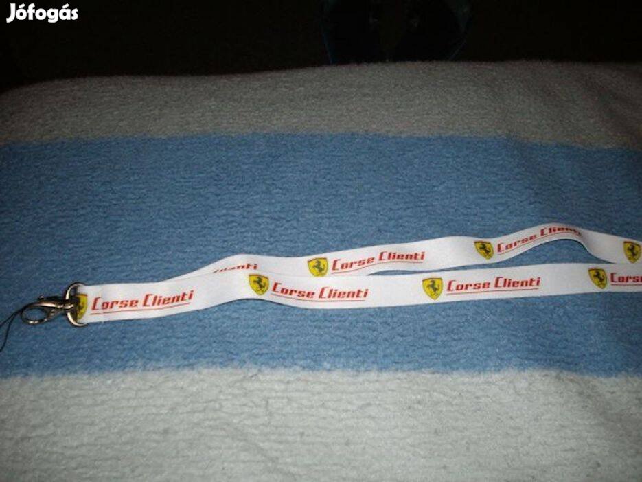 Ferrari nyakpánt, nyakba akasztó, passztartó, kulcstartó