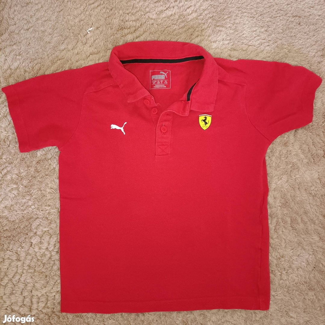 Ferrari puma új póló 7-8 évesre