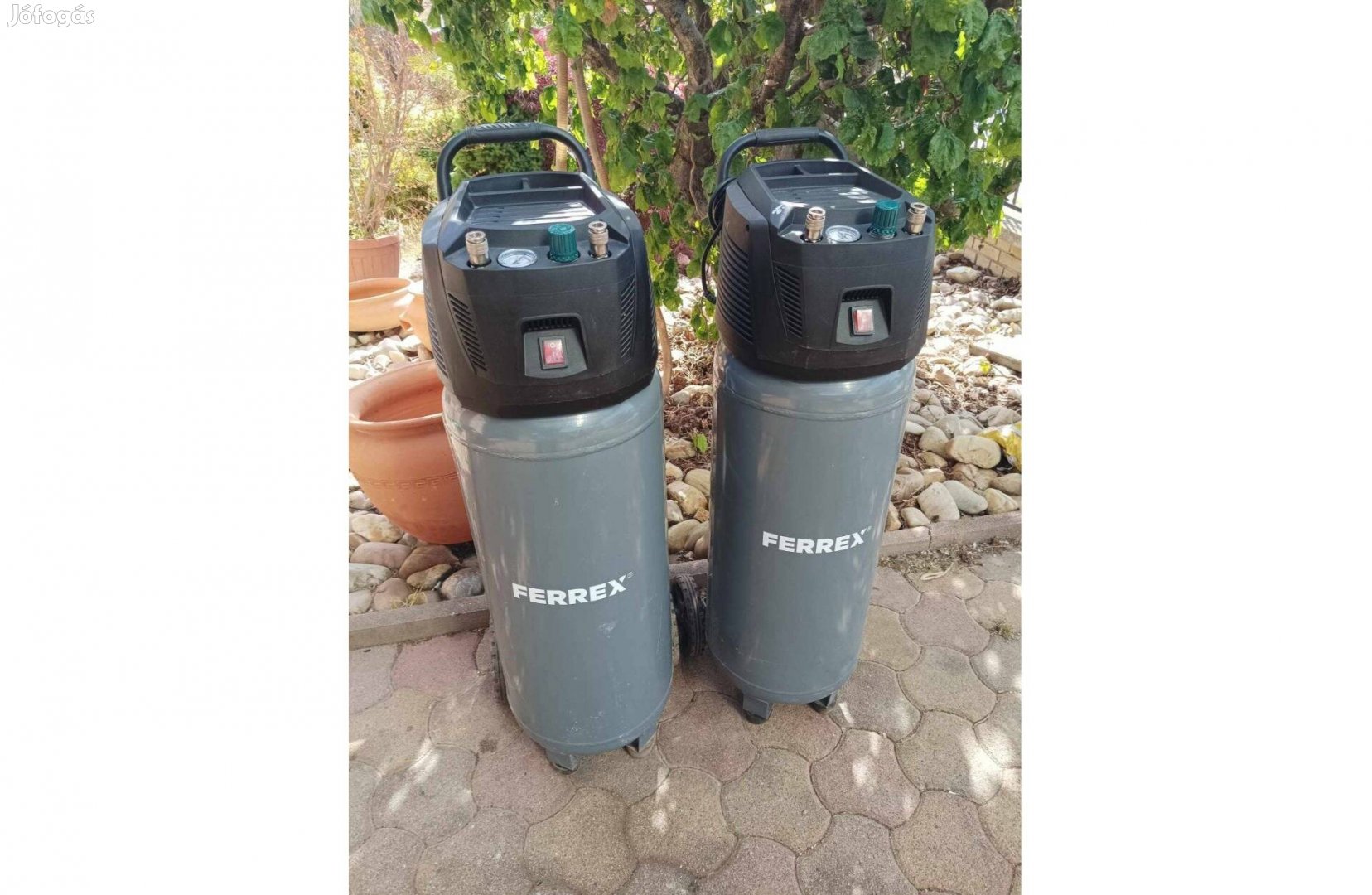 Ferrex 50 L es 10 báros álló kompresszor