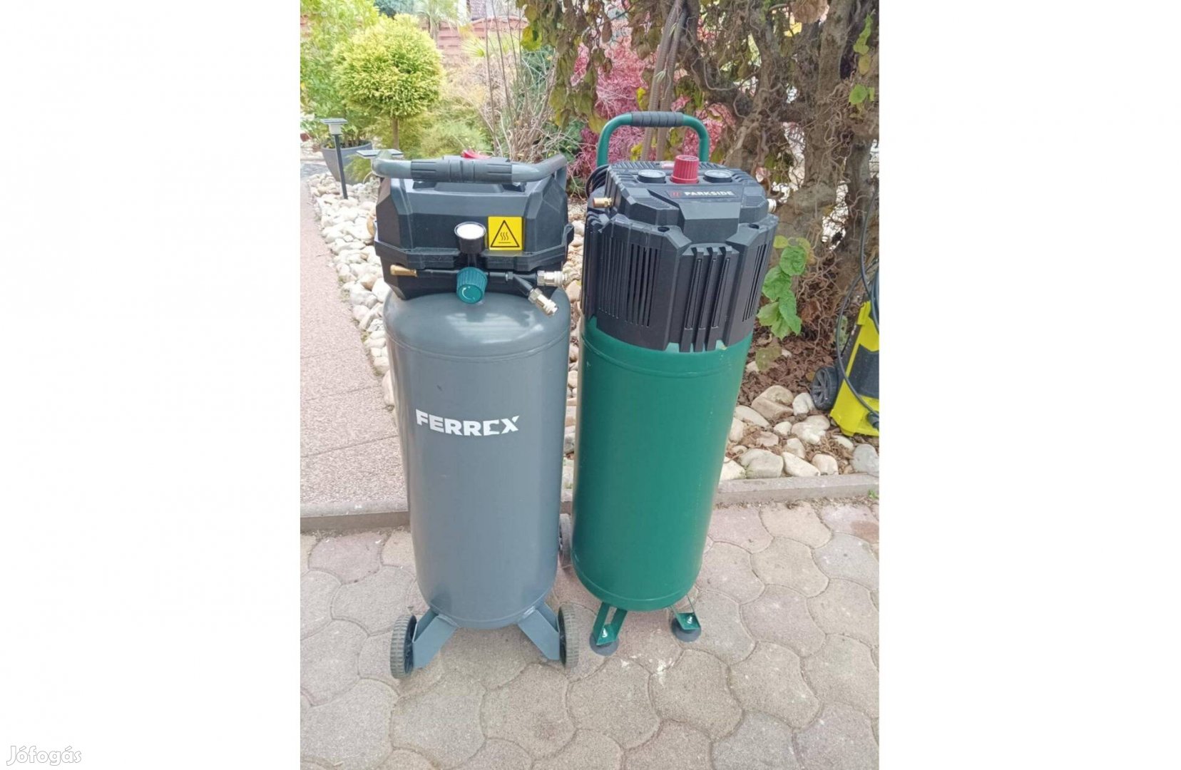 Ferrex Parkside Álló kompresszor 50 L es 10 báros