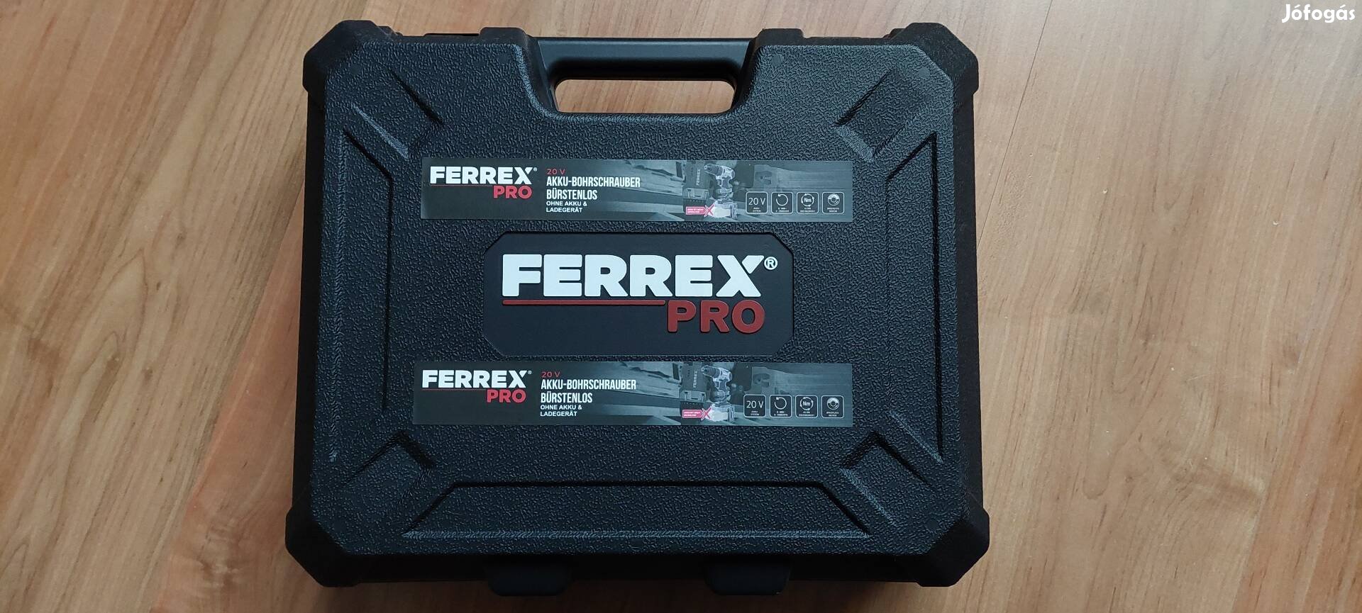 Ferrex Pro akkus fúró-csavarozó 20-40V