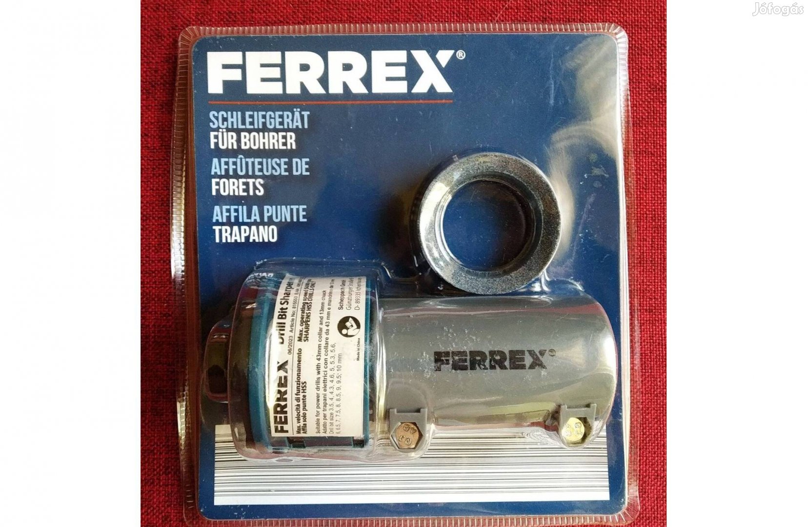 Ferrex furófej fúrószár élező Új 3-10 MM HSS Fejek Élezésére