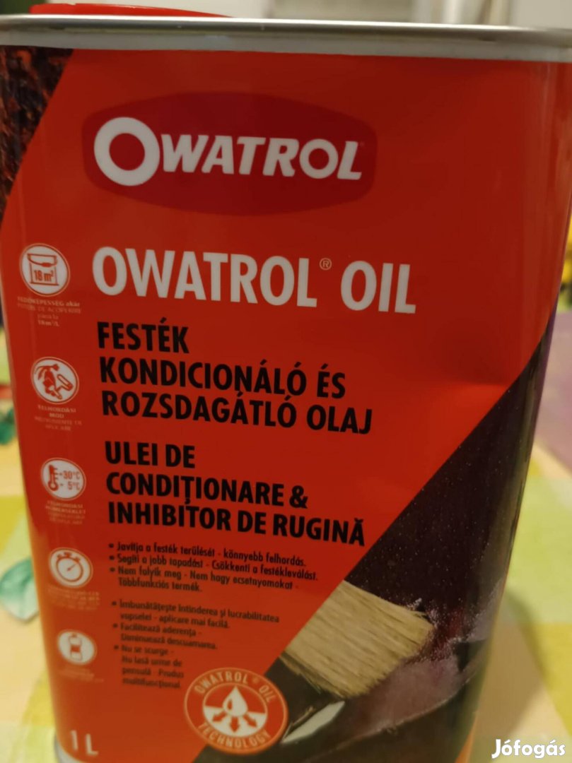 Festék kondicionáló és rozsdagátló olaj eladó. 5000 per darab