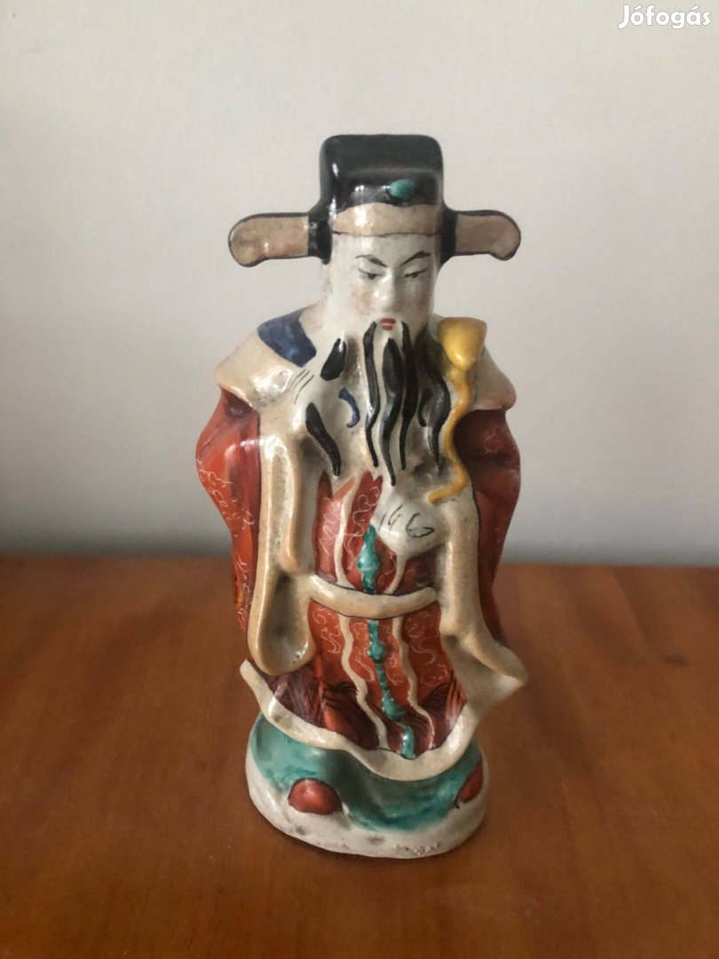 Festett kínai porcelán szobor eladó