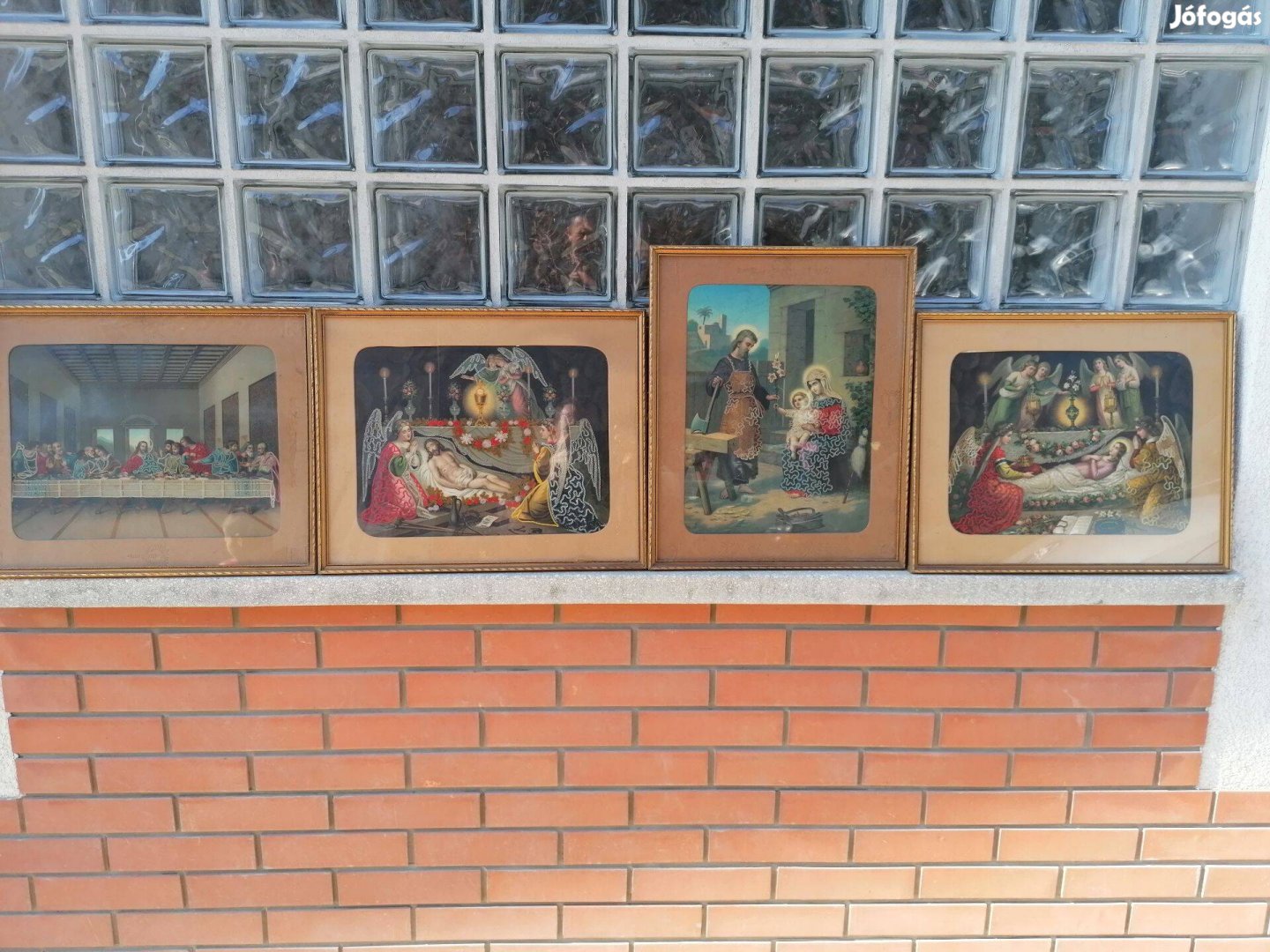 Festmény Szentképek hímezve