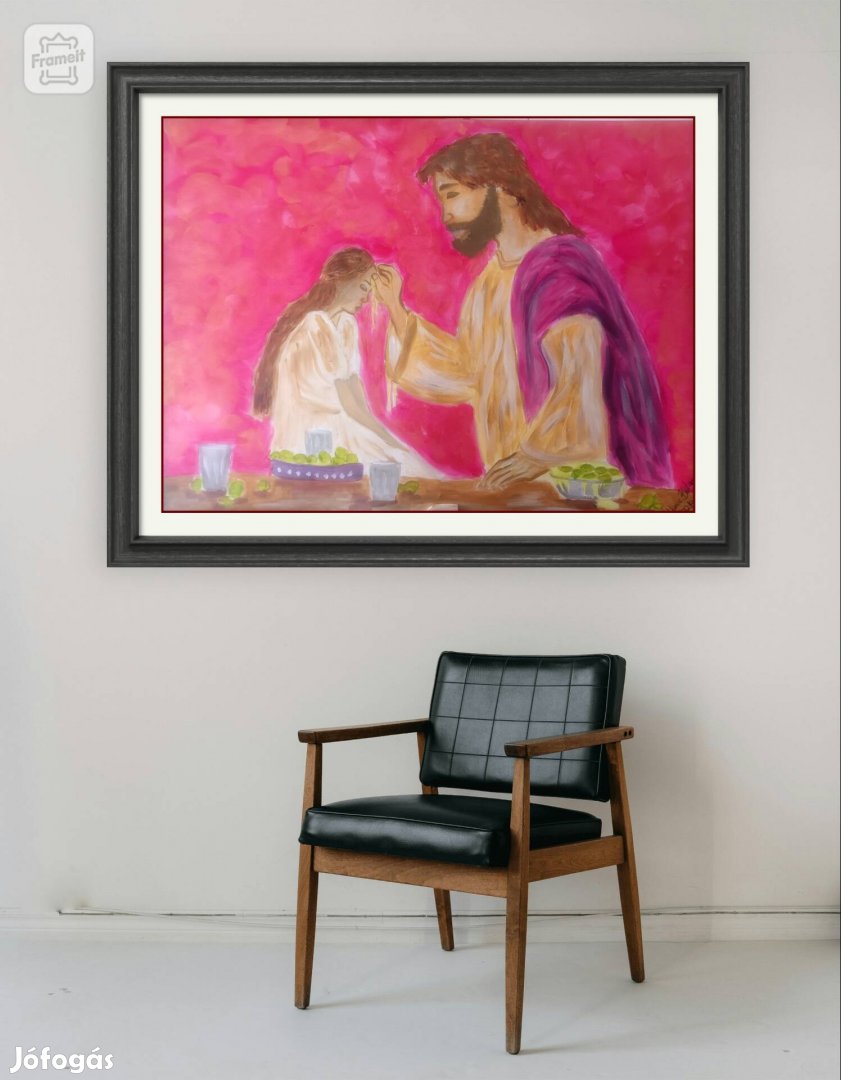 Festmény, Jézus és a lány 