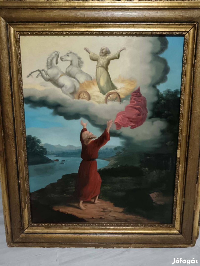 Festmény antik XIX. század első fele Illés próféta