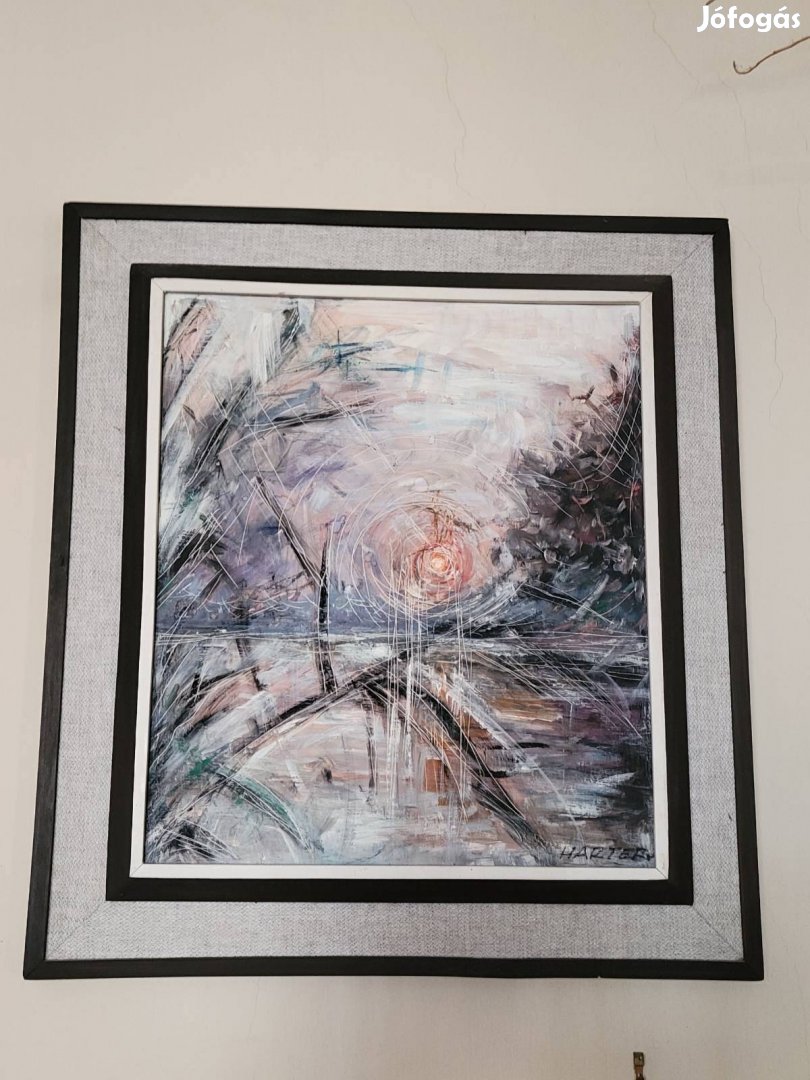 Festmény tájkép 50x45 cm eladó.