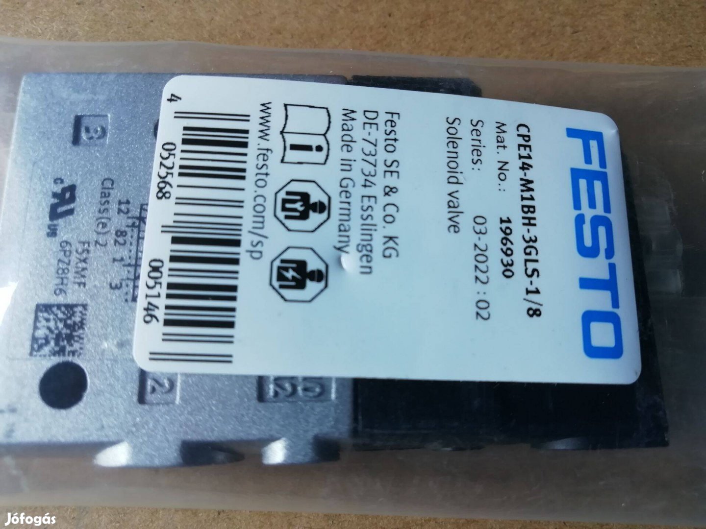 Festo CPE14-M1BH-3GLS-1/8 196930 Mágnes szelep