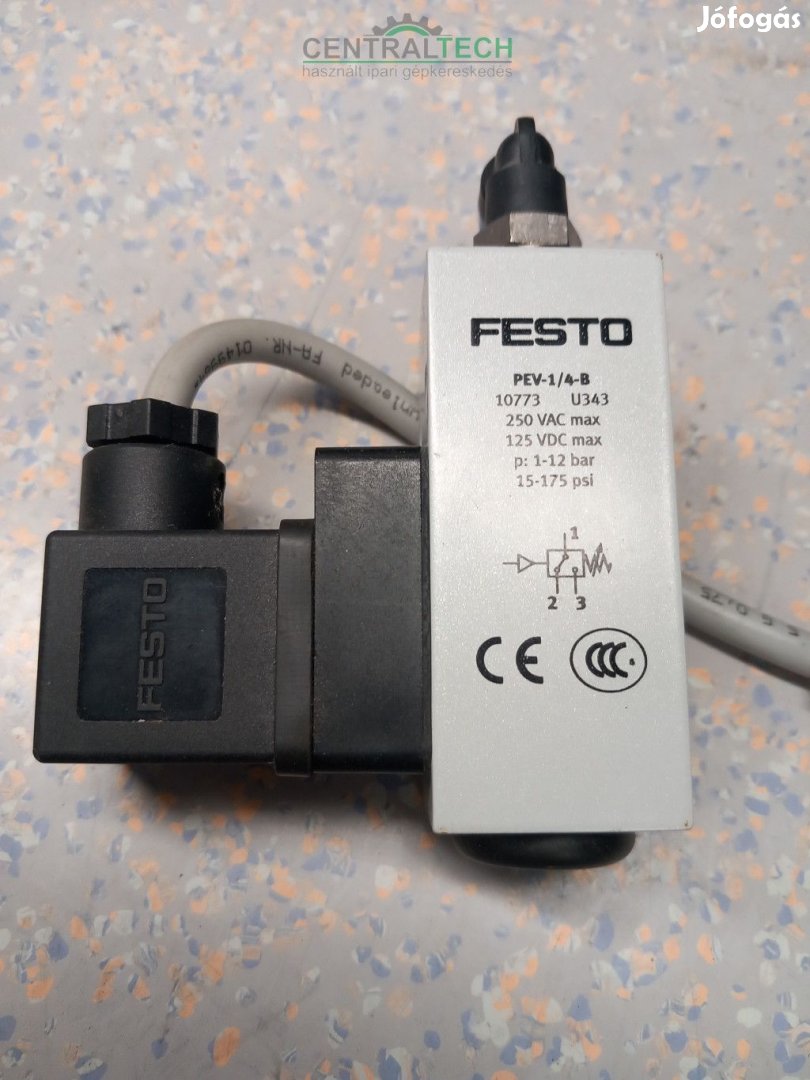 Festo PEV-1/4-B nyomáskapcsoló 10773/ct2124