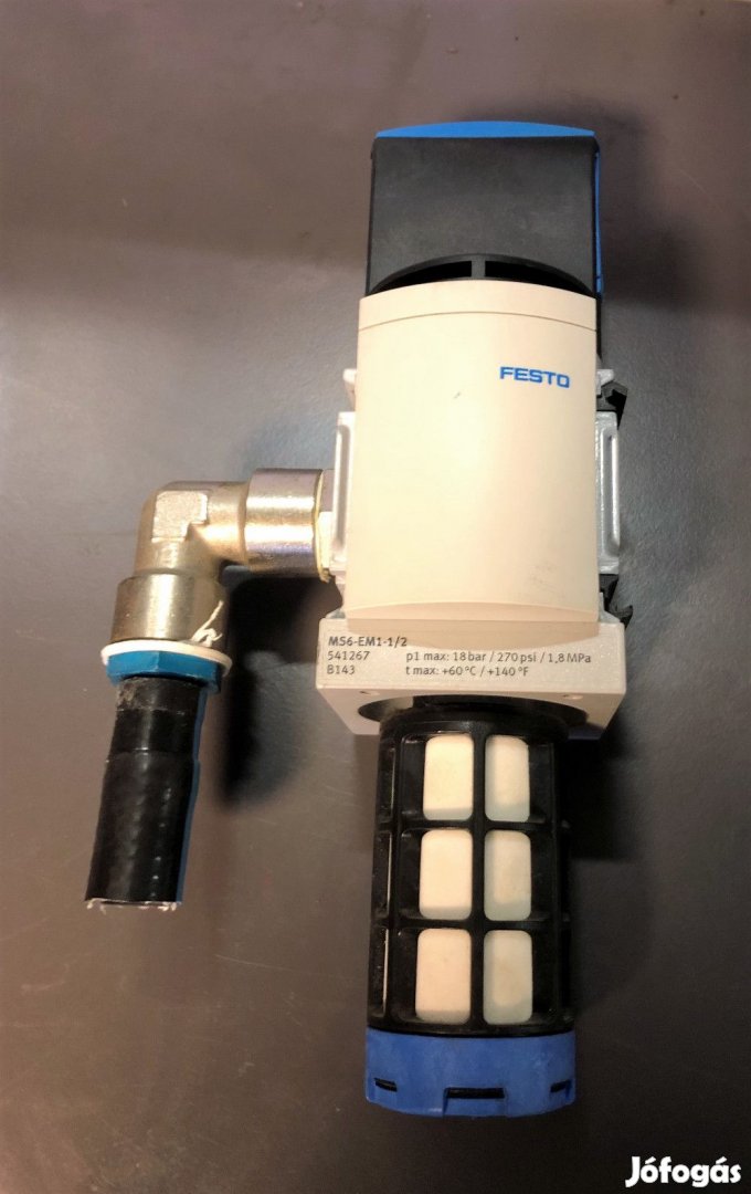 Festo pneumatikus kézi vezérlőszelep MS6-EM1-1/2 18 bar/ct1519