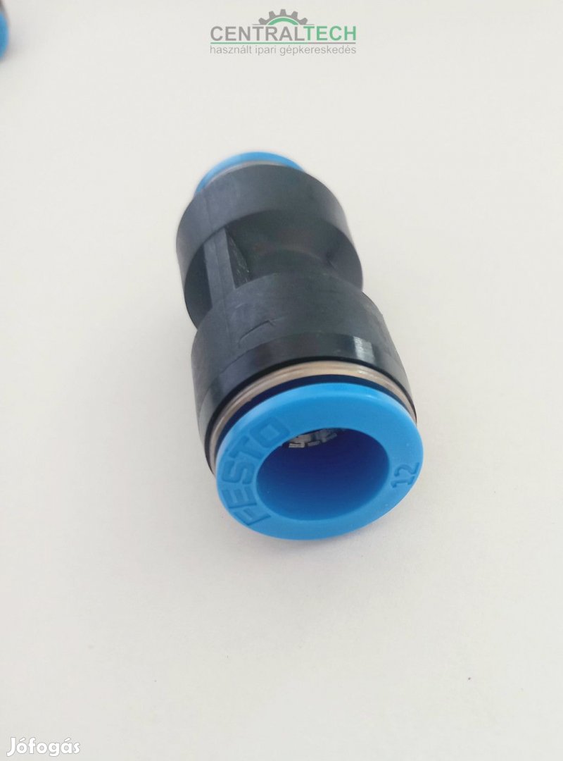 Festo pneumatikus push-in egyenes gyorscsatlakozó, összekötő, 12-10mm