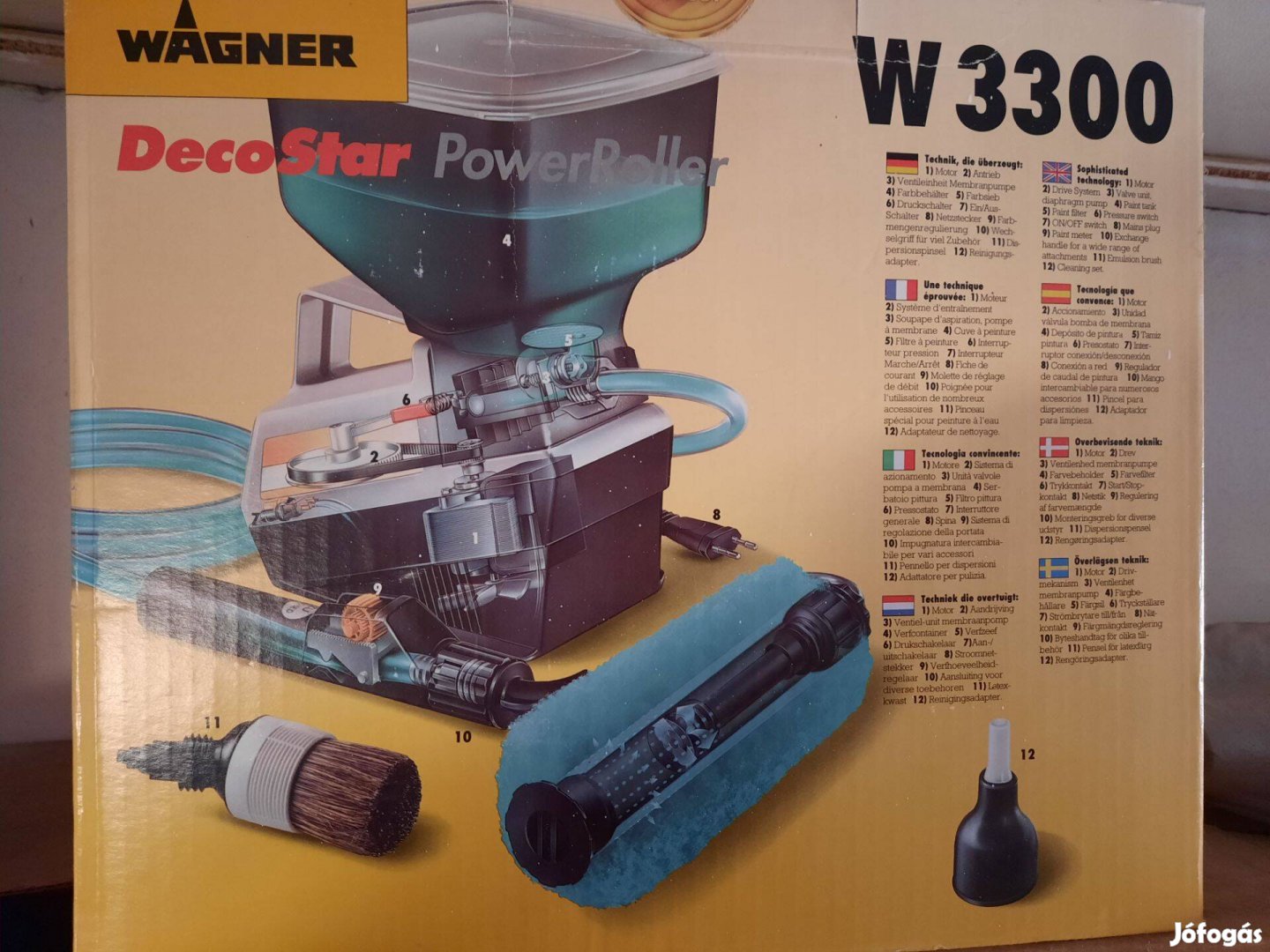 Festőhenger Gépi W-3300 Wágner
