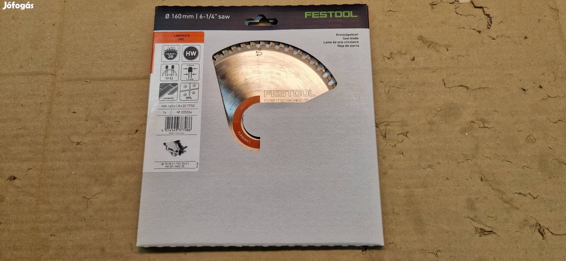 Festool 205554 körfűrész korong laminálthoz