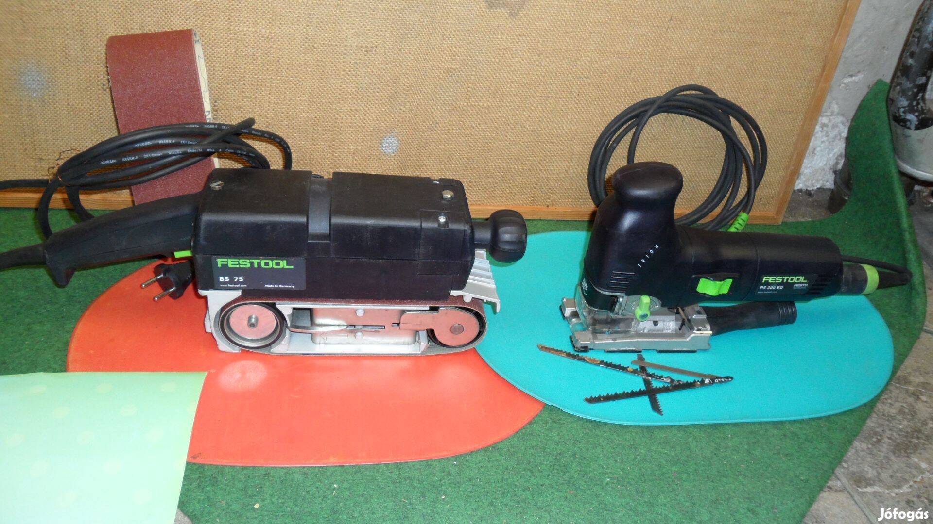 Festool BS 105 új szalagcsiszoló tartozékokkal fémre-fára