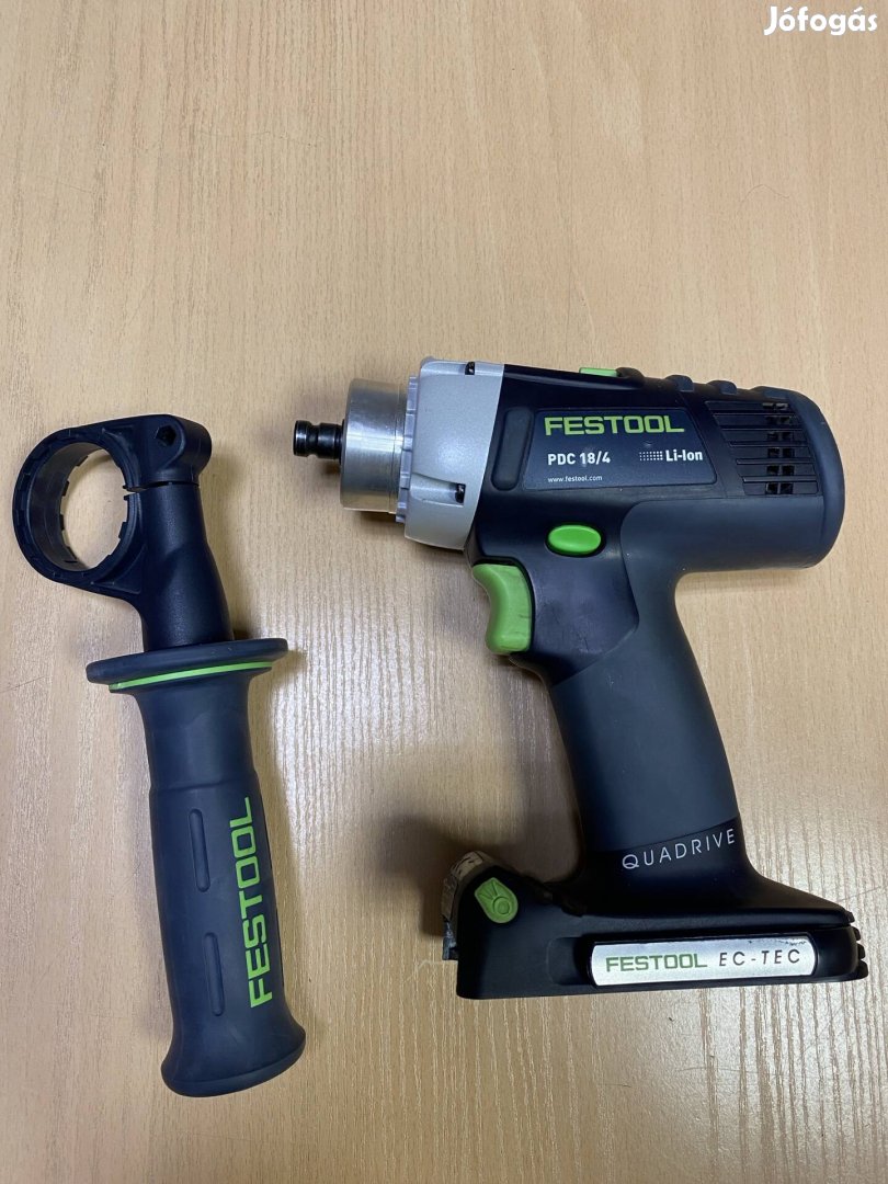 Festool PDC 18/4 Li-Basic Quadrive Akkus ütvefúró-csavarbehajtó gép