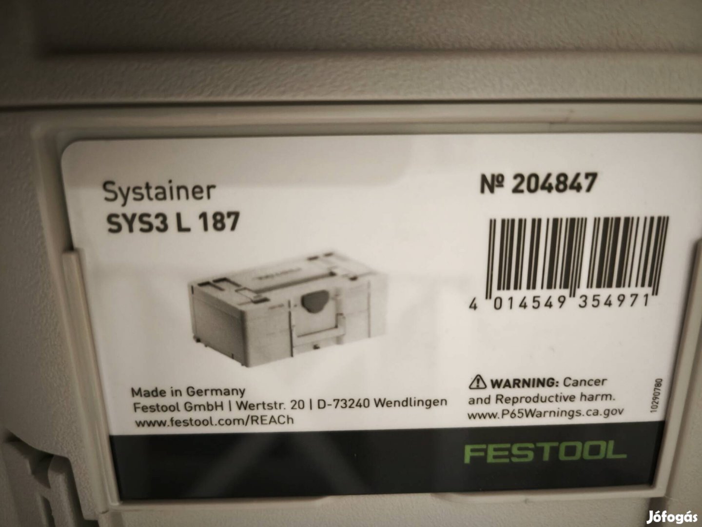 Festool Systainer SYS L 187