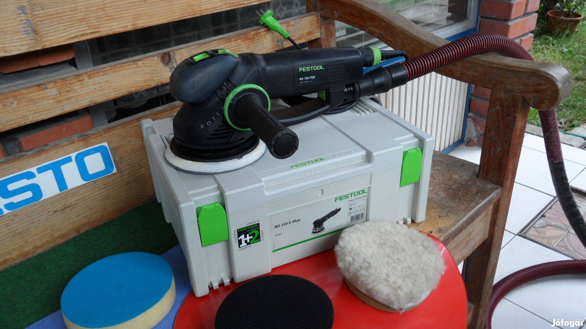 Festool csiszoló políroz áttétel hajtás (legújabb) új állapotú 150 mm