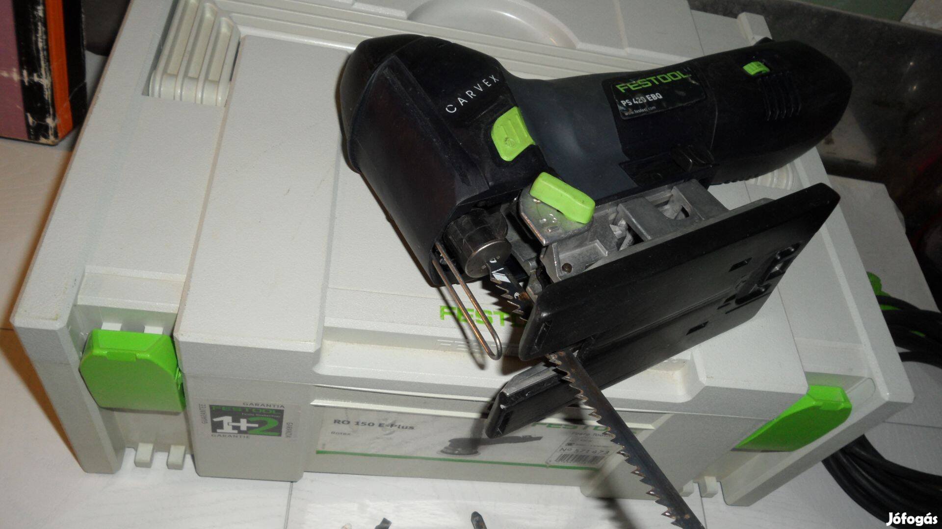 Festool új szúró fűrész dekopírfűrész + tartozékok PS 420 Ebg