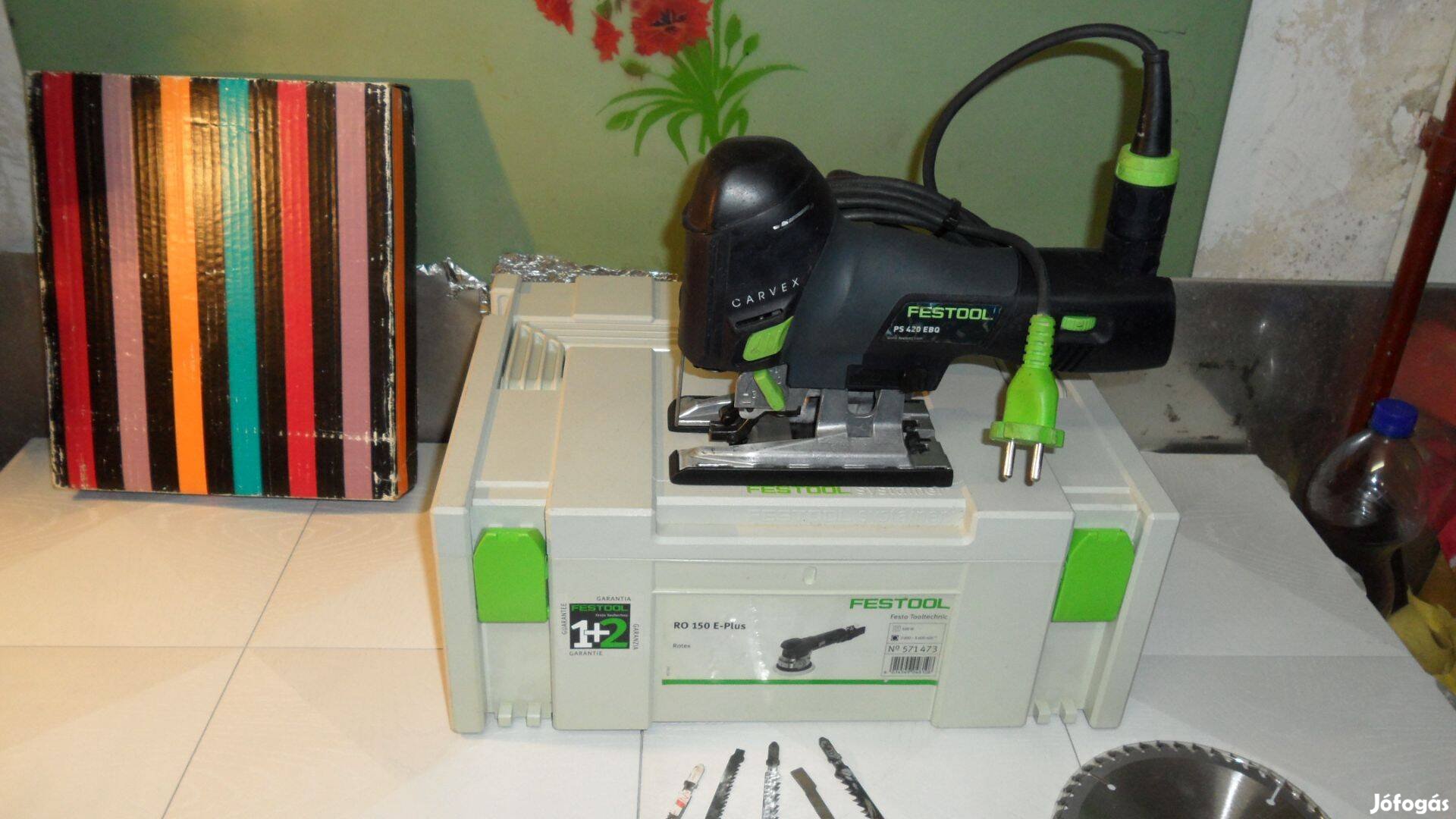 Festool új szúró fűrész dekopírfűrész + tartozékok PS 420 Ebg