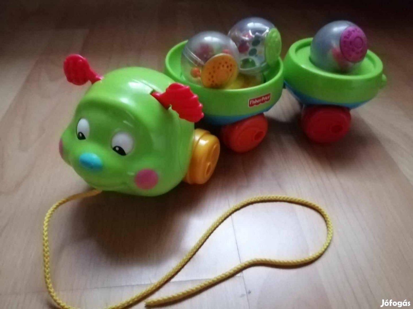 Ffisher Price húzható gurulós hernyó