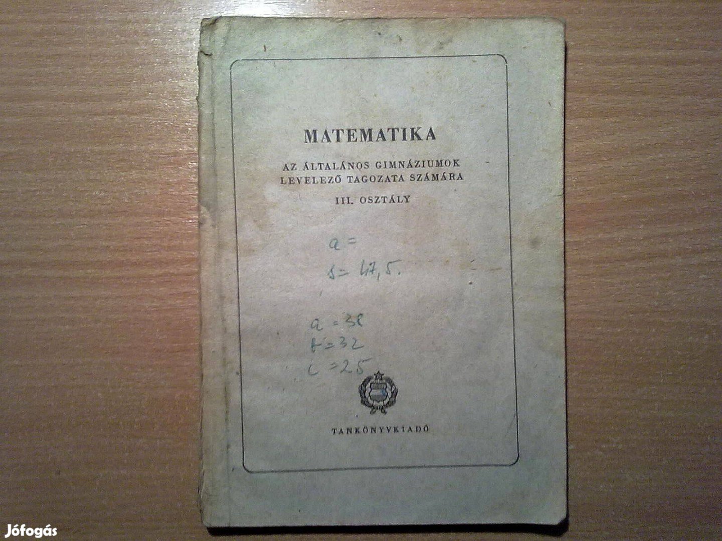 Fiala Albert: Matematika III