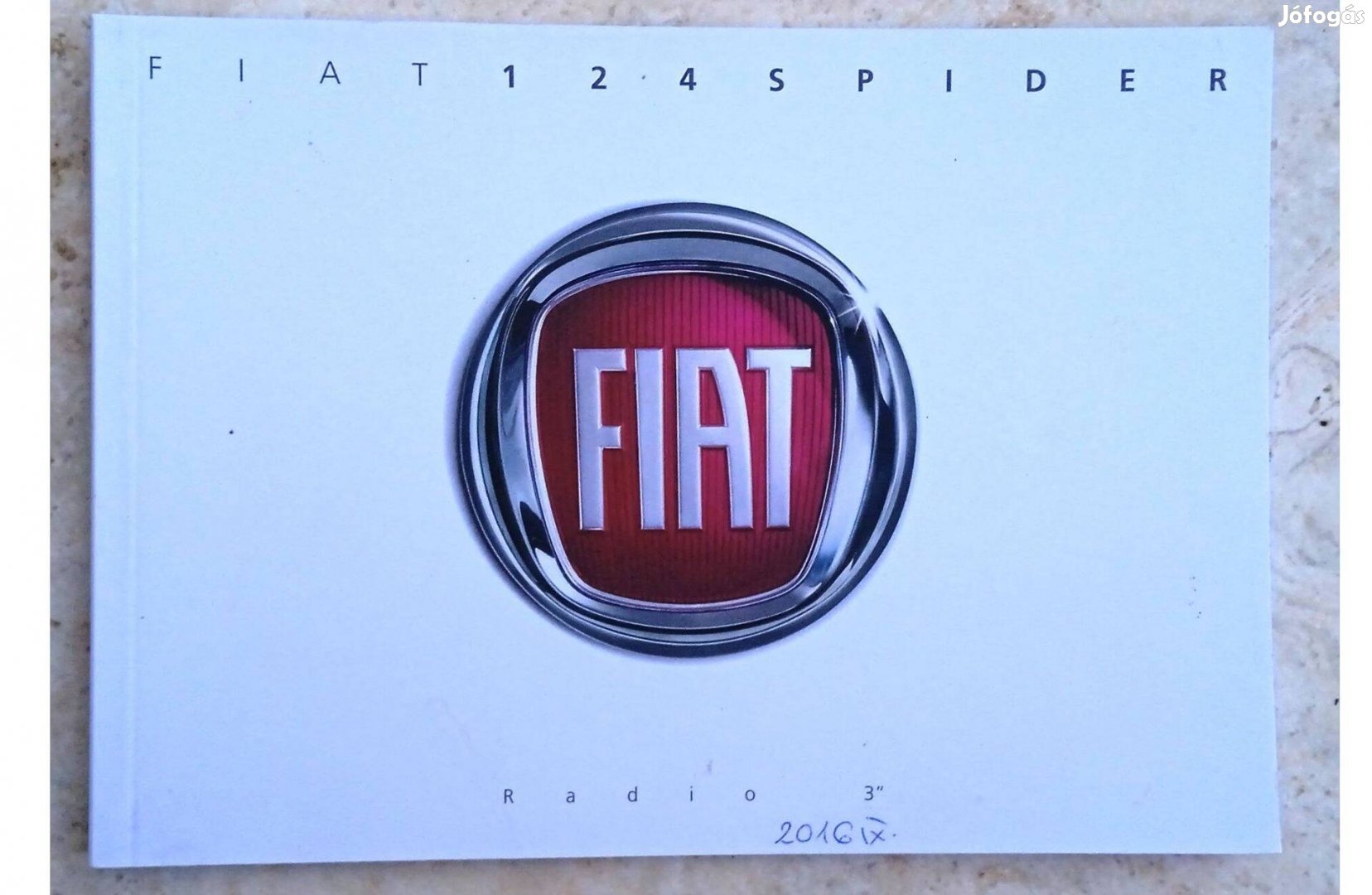 Fiat 124 Spider Radio 3" (2016-)