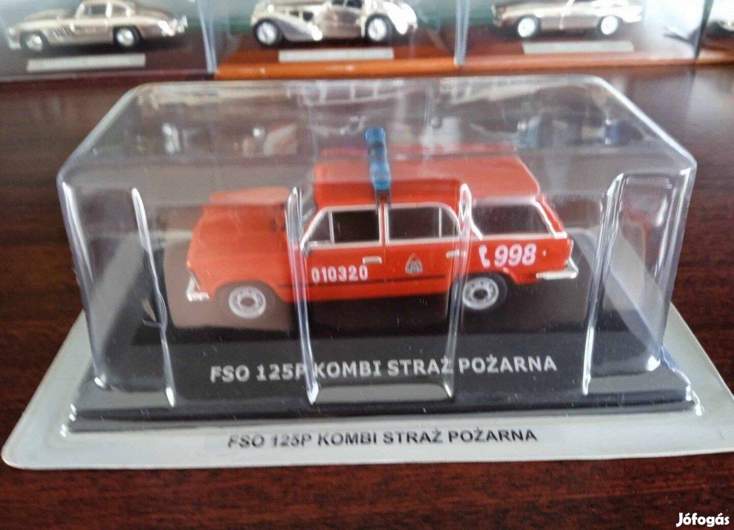 Fiat 125p kombi straz pozarna FSO kisauto modell 1/43 Eladó