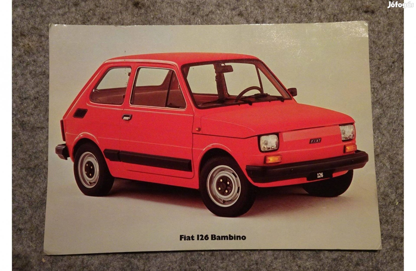 Fiat 126 Bambino Képeslap nagyalakú