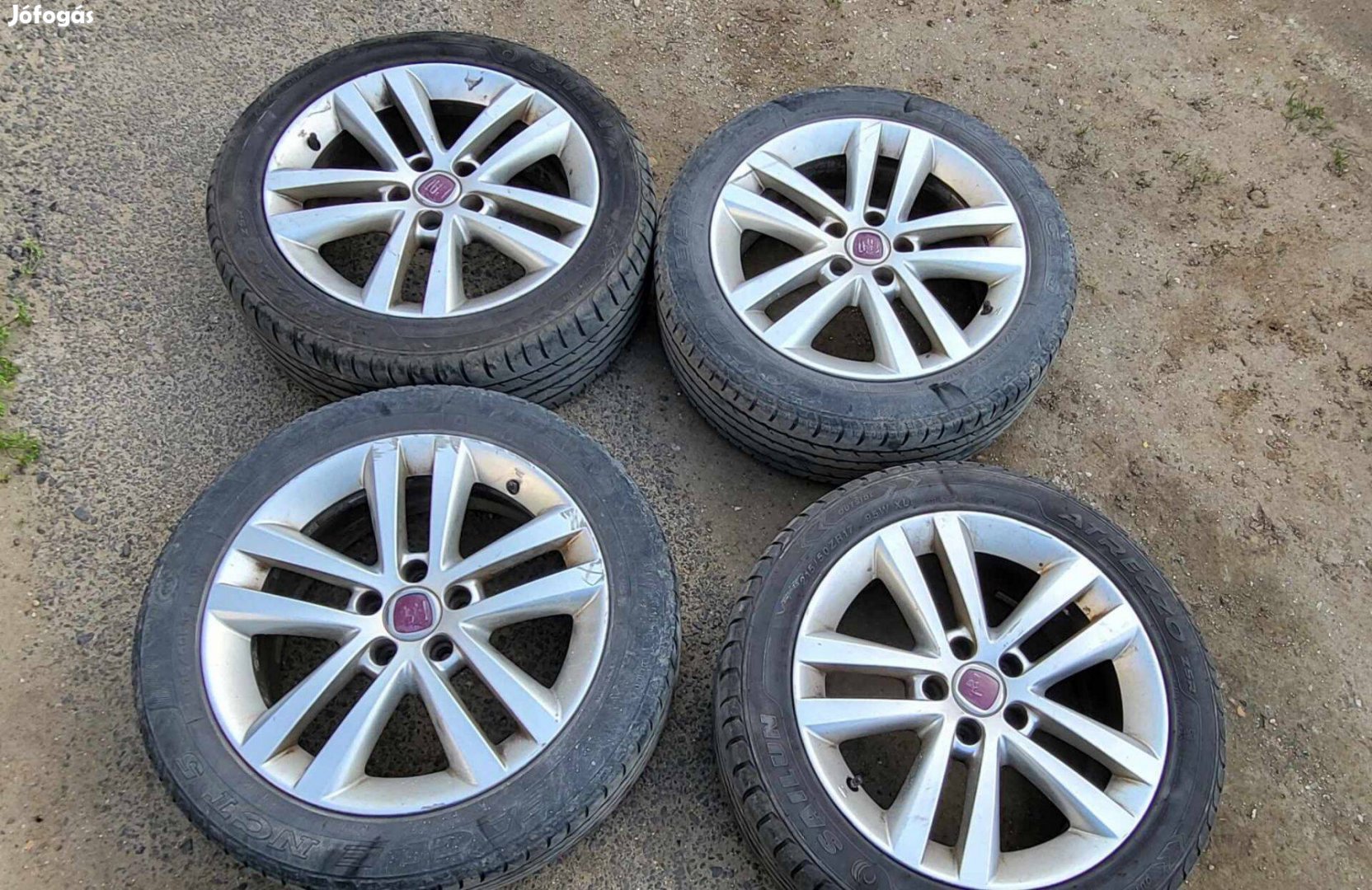 Fiat 17-es alufelni garnitúra 5x110