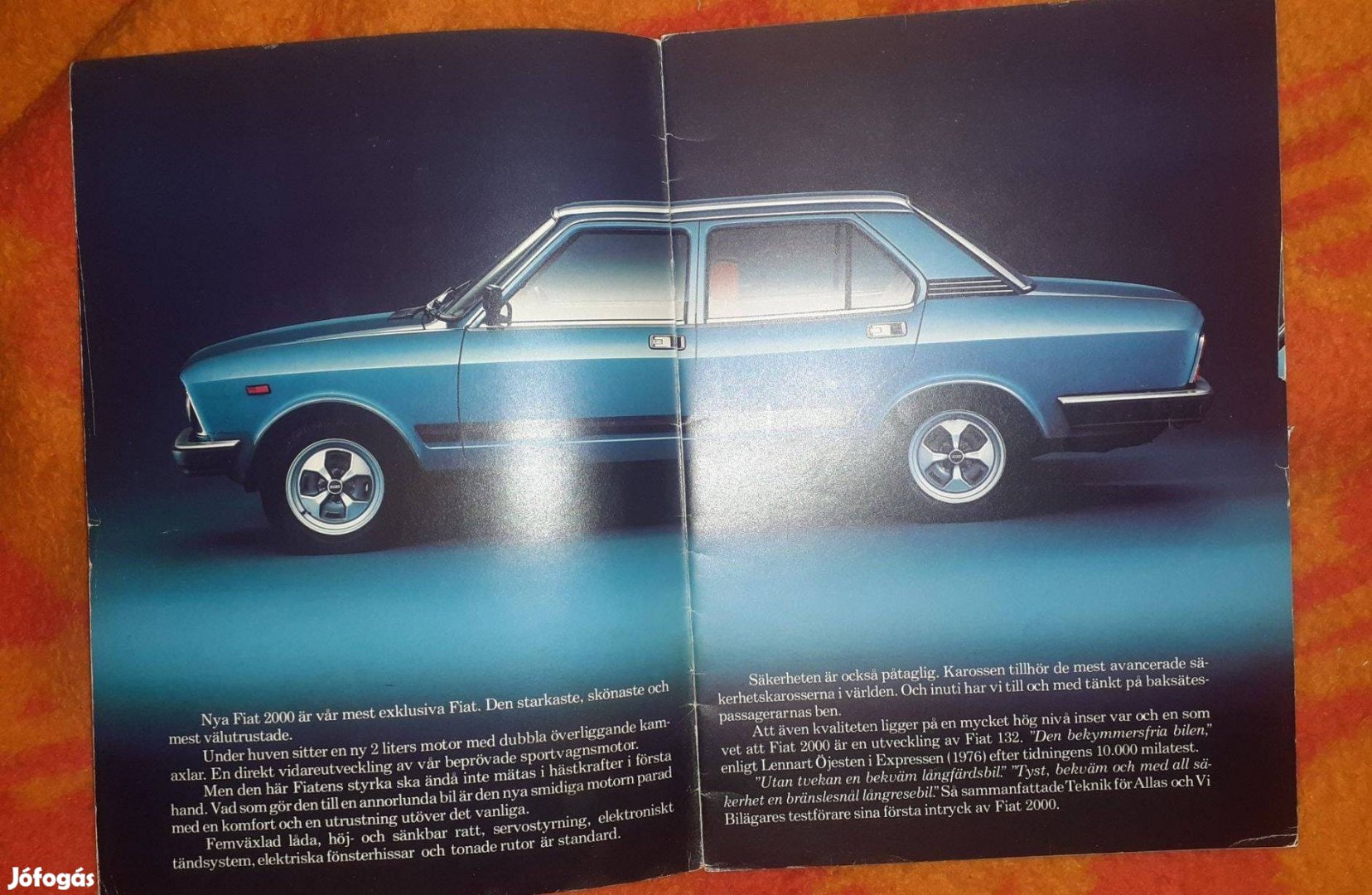 Fiat 2000 ( 132 ) Svéd prospektus 1978