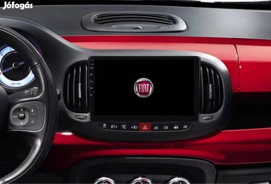 Fiat 500L Carplay Android Multimédia GPS Rádió Tolatókamerával